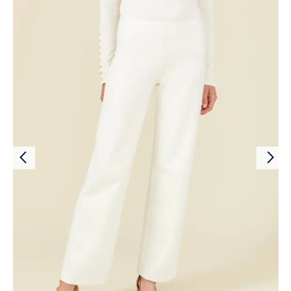 J.McLaughlin Women's Size 8 Ivory Carter Pants